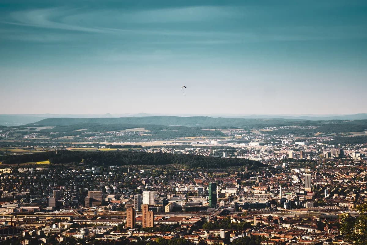 Gliding Over Zurich