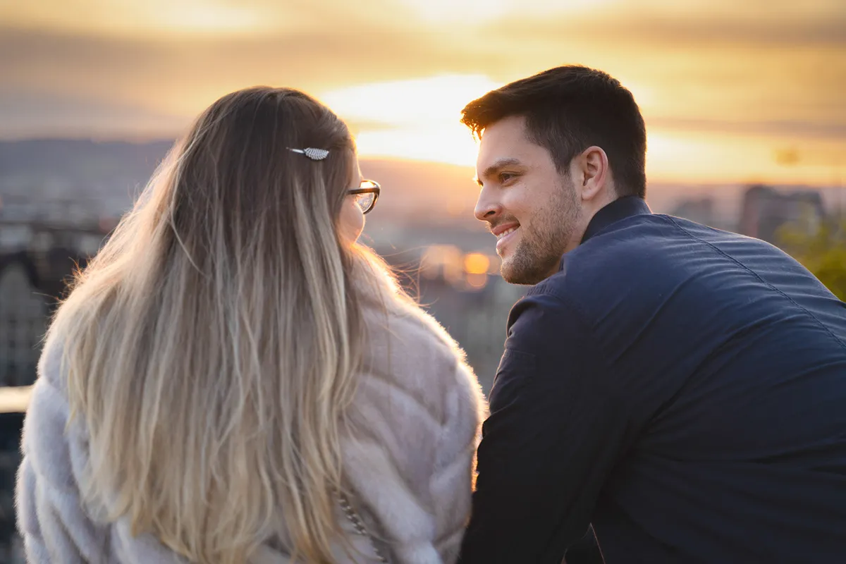 Polyterasse Sonnenuntergang